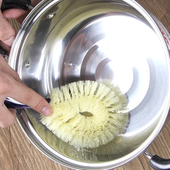 Prirodna Četka Za čišćenje lonaca s dugom ručkom Čaša za pranje posuđa Boca Za Pranje Posuđa Četke Multifunkcionalni Pribor za čišćenje Kuhinje Alata