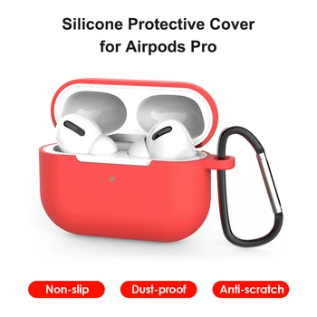 Za Airpods Pro Silikonska Torbica Bluetooth kompatibilne Slušalice Zaštitni Poklopac s Rukava Bežične Slušalice dodatna Oprema za slušalice