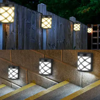 6 LED suncu Na Otvorenom Pokret Zidne Lampe Vodootporan Na Solarni Pogon Vrtna Ograda Spot Lampa Dekor Vrt Solarna Lampa