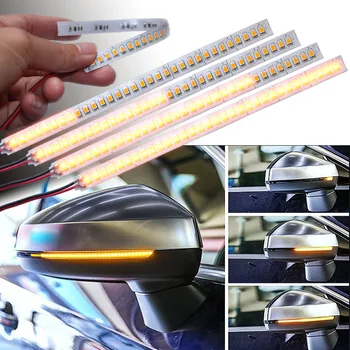 1PC Prodaje Automobila retrovizor Indikatorsko svjetlo Zmijski Trake Teče Žmigavac Lampa Amber LED Izvor Svjetla Automobila