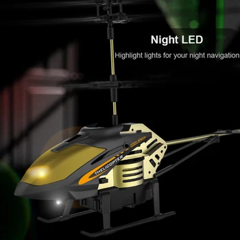 Helikopter na daljinsko upravljanje 3,5-kanalni Helikopter od legure Квадрокоптер Ugrađeni žiroskop Zadržavanje visine RC Helikopter sa plućima igračkama-radilicama