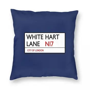 Jastučnica White Hart Lane od poliestera, lana, baršuna, s uzorkom, Dekor na munje, Jastučnica za kauč, Torbica za jastuk 45x45