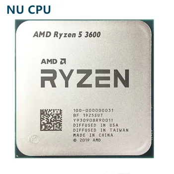 AMD Ryzen 5 3600 R5 3600 3,6 Ghz Шестиядерный Двенадцатипоточный procesor 7 NM 65 W L3=32 M 100-000000031 Utičnicu AM4