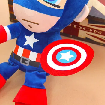 27 cm Spider-Man Pliš Igračke Lutke iz filma Marvel Avengers soft Soft Junak Kapetan Amerika Željezo PP Pamučna Mekana Lutka Poklon