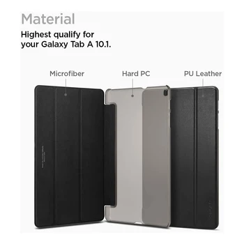 Torbica za tablet Samsung Galaxy Tab, A 10.1 2019 SM-T510 SM-T515 Flip poklopac od umjetne kože Zaštitna stalak Funda