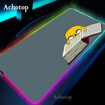 Vrijeme avanture Gaming podloga za miša RGB podloga za miša PC Računalo Igra podloga za miša RGB Anime podloga za miša Veliki podloga za miša XXL Stolni Mat