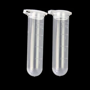 50 Kom./Lot 5 ml Plastične Boce Namjenu Prozirna Cijev Prazan Kontejner Za Skladištenje Uzoraka Plastični Jednostavna Cijev Lako se Prenosi
