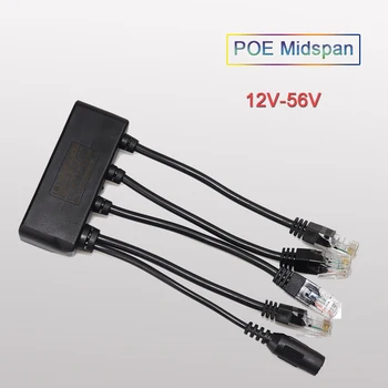 4 U 1 Napajanje Preko Ethernet Switch Razdjelnik Srednjeg Dometa 10/100 Mbit/s IEEE802.3at/af 2A IP kamera Poe Razdjelnik