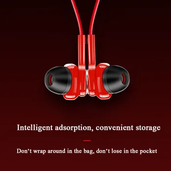 Magnetska Slušalice Bluetooth Bežična Sportski Slušalice Sa Mikrofonom Za Telefon, Slušalice Fone De Ouvido Sem Fio Earplugs