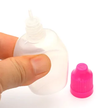 1 kom. Soft Stil PE 30 ml Plastične Boce-kapaljka sa zaštitom od djece Kapica za E-Tekućine Praznu Bočicu s iglom