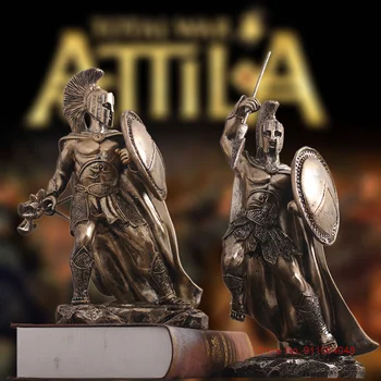 Klasicni Kip Od Smole Spartanski Skulptura Rimskog Boga Rata, Grčka Figuricu Ratnika U Oklopu Berba Uređenje Doma Dekor