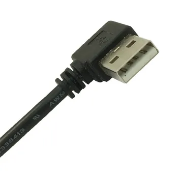 USB 2.0 Pravokutni Priključak vrste A za spajanje na Tipu B Lijevo Za 90 Stupnjeva Kabel za pisač 0,5 m