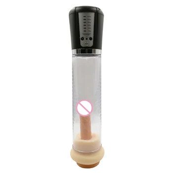 CamaTech USB Napunjena Automatska Električna Pumpa Za penis Produživač za Povećanje Povećanje Sa Mjerač Tlaka Muški Vakuumski Servo Rukava
