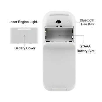 Bluetooth 4.0 Bežični Bešumna: Arc Touch Miš S Torbicom Sklopivi Ultra-Tanki Clamshell To Gaming Miš Za Prijenosno Računalo Microsoft