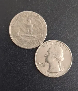 25 mm 25 Centi Američkim Kovanice Izvorni Stari Rijetke Kovanice Spomen-izdanje Trenutno