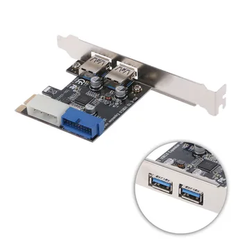 2 Priključak USB 3.0 Prednja Ploča s Adapterom Kartice Upravljanje 4-Pinski i 20-Pinski Novi Visoke Kvalitete